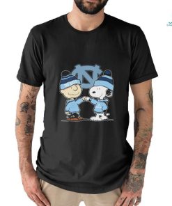 Peanuts Charlie Brown And Snoopy Friends North Carolina Tar Heels Basketball Shirt