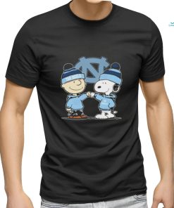 Peanuts Charlie Brown And Snoopy Friends North Carolina Tar Heels Basketball Shirt