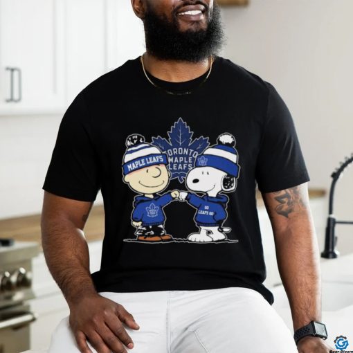 Peanuts Charlie Brown And Snoopy Friends Toronto Maple Leafs Hockey Shirt