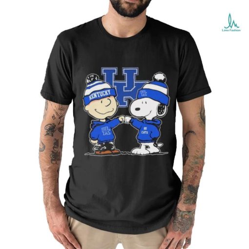 Peanuts Snoopy And Charlie Brown Friends Kentucky Wildcats Shirt