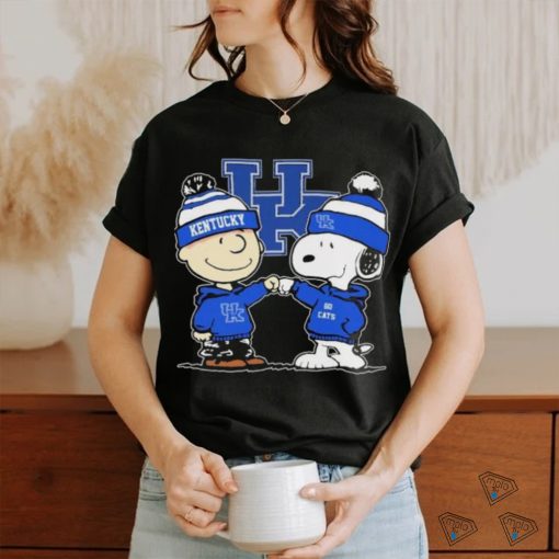 Peanuts Snoopy And Charlie Brown Friends Kentucky Wildcats Shirt