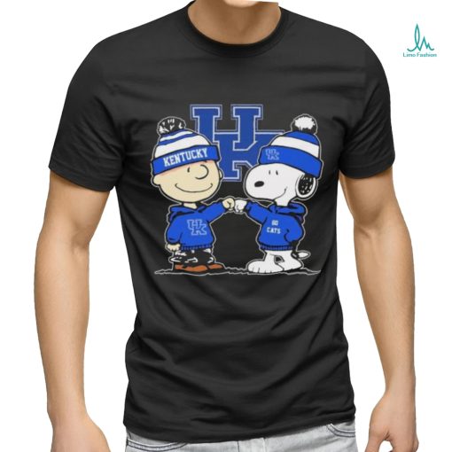 Peanuts Snoopy And Charlie Brown Friends Kentucky Wildcats Shirt