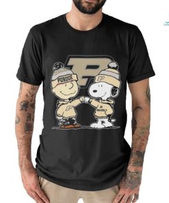 Peanuts Snoopy And Charlie Brown Friends Purdue Boilermakers Shirt