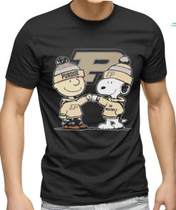 Peanuts Snoopy And Charlie Brown Friends Purdue Boilermakers Shirt