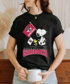Peanuts Snoopy And Woodstock South Carolina Gamecocks Parade Flag Shirt