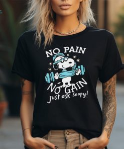 Peanuts Snoopy no pain no gain shirt