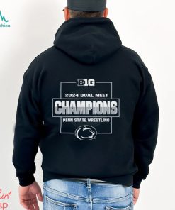 Penn State Nittany Lions 2024 Big Ten Wrestling Dual Meet Champions T Shirt