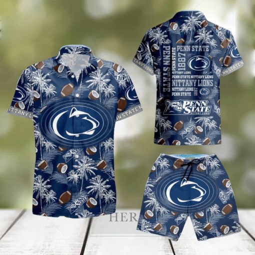 Penn State Nittany Lions Ncaa Hawaiian Shirt And Short