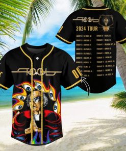 Personalized Tool Band 2024 Tour Baseball Jersey