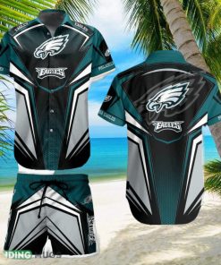 Philadelphia Eagles NFL Football Short Hawaiian Shirt And Short For Men Women Gift Summer Beach Team Holiday