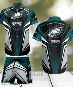 Philadelphia Eagles NFL Football Short Hawaiian Shirt And Short For Men Women Gift Summer Beach Team Holiday