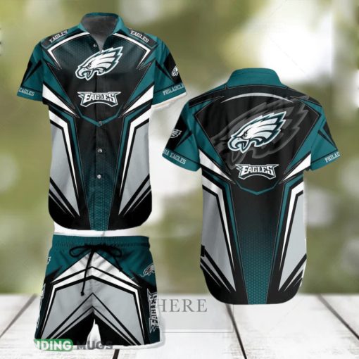 Philadelphia Eagles NFL Football Short Hawaiian Shirt And Short For Men Women Gift Summer Beach Team Holiday