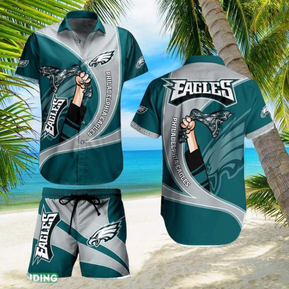Philadelphia Eagles NFL New Trending Hawaiian Shirt And Short For Men Women Gift Summer Beach Team Holiday Philadelphia Eagles NFL New Trending Hawaiian Shirt And Short For Men Women Gift Summer Beach Team Holiday