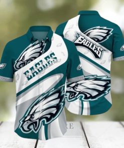 Philadelphia Eagles Nfl Hawaiian Shirt 3D Printed Aloha Shirt For Men Women