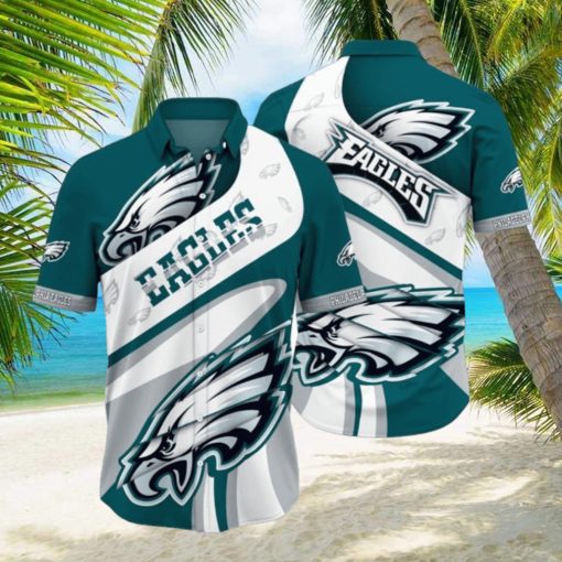 Philadelphia Eagles Nfl Hawaiian Shirt 3D Printed Aloha Shirt For Men Women