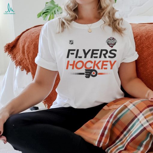 Philadelphia Flyers Youth 2024 NHL Stadium Series Locker Room T Shirt
