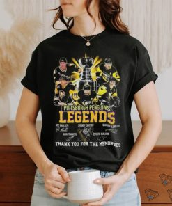 Pittsburgh Penguins Legends 2024 Thank You For The Memories Signatures Shirt, hoodie, sweater, long sleeve and tank top Pittsburgh Penguins Legends 2024 Thank You For The Memories Signatures Shirt