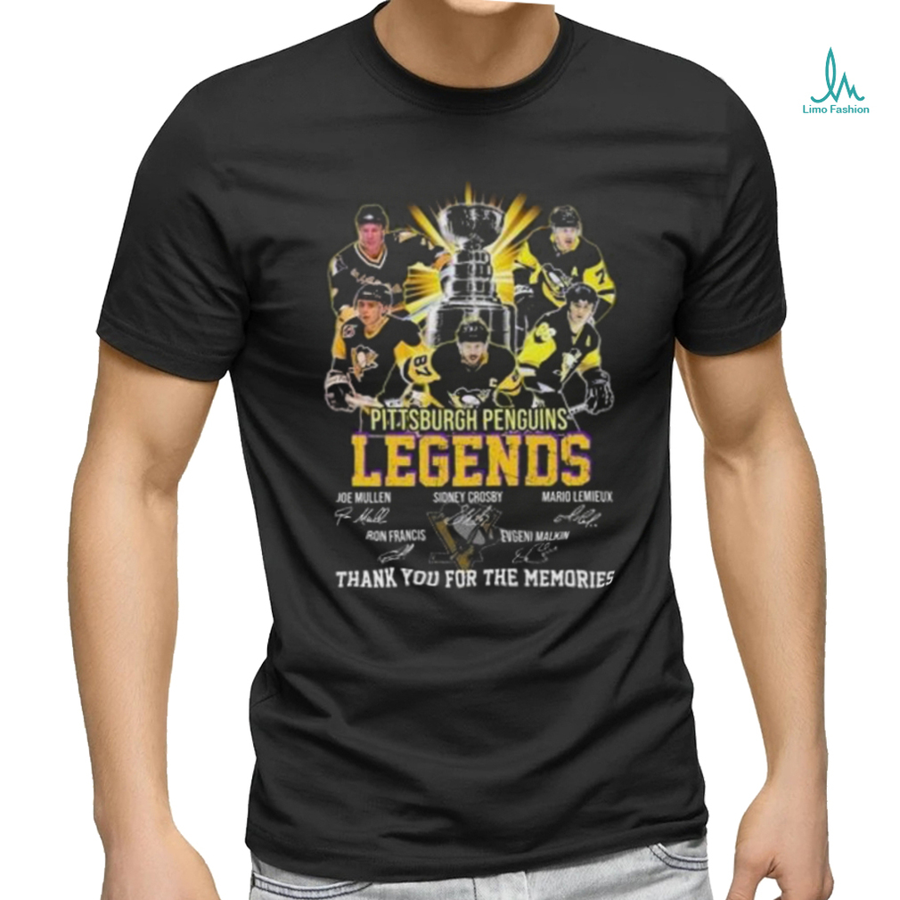 Pittsburgh Penguins Legends 2024 Thank You For The Memories Signatures Shirt Pittsburgh Penguins Legends 2024 Thank You For The Memories Signatures Shirt