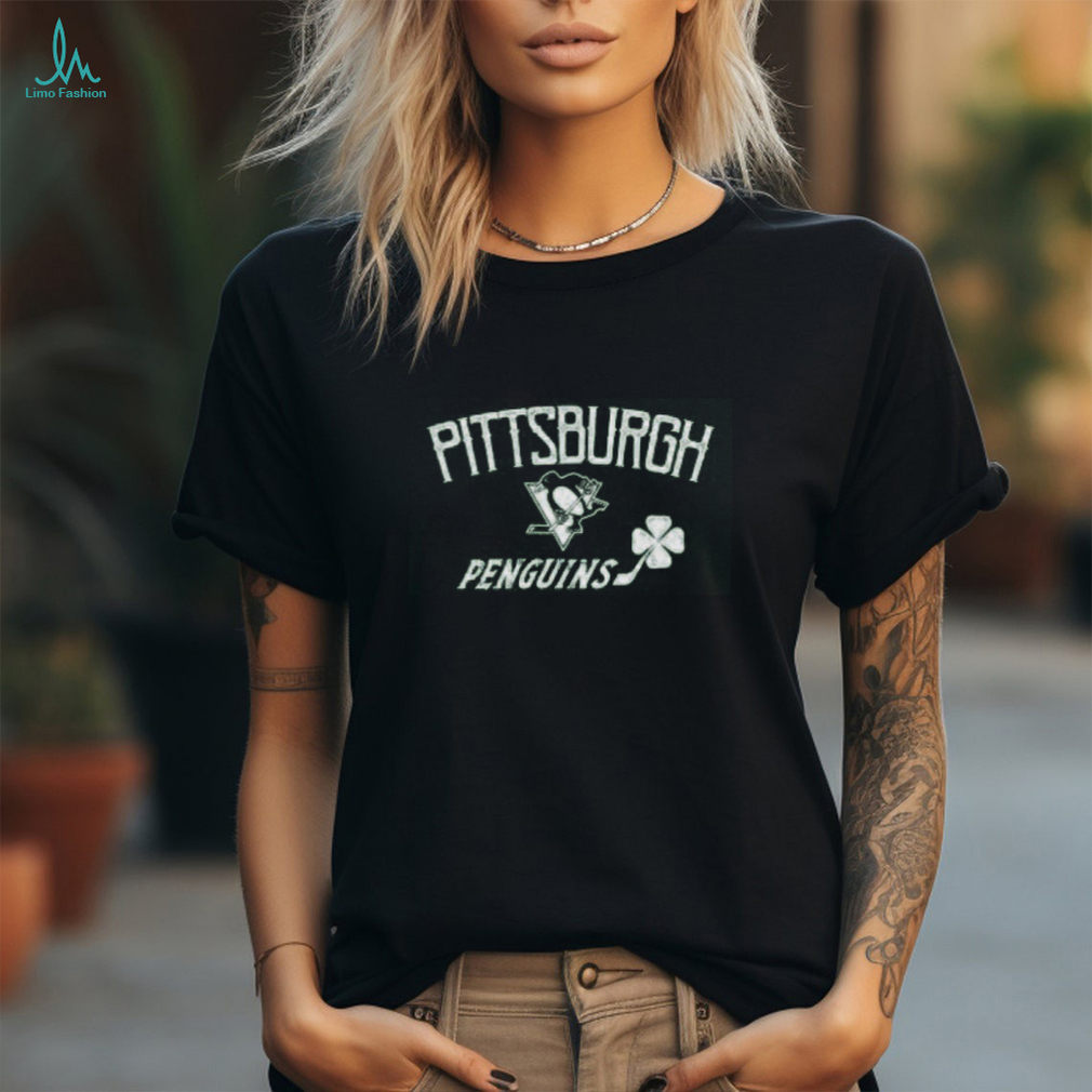 Pittsburgh Penguins Levelwear Youth St. Patrick's Day Little Richmond Clover T Shirt Pittsburgh Penguins Levelwear Youth St. Patrick's Day Little Richmond Clover T Shirt