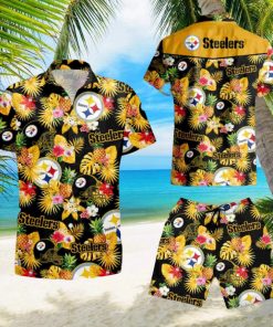 Pittsburgh Steelers Football Team Summer Vacation Hawaiian Shirt And Short