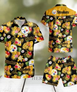 Pittsburgh Steelers Football Team Summer Vacation Hawaiian Shirt And Short