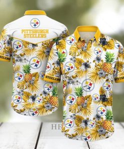 Pittsburgh Steelers NFL Hawaiian Shirt 3D Printed Tropical Pattern Graphic Hawaii Shirt For Fan Ever