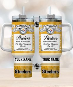 Pittsburgh Steelers NFL Kings Of Football Personalized Stanley Tumbler 40oz