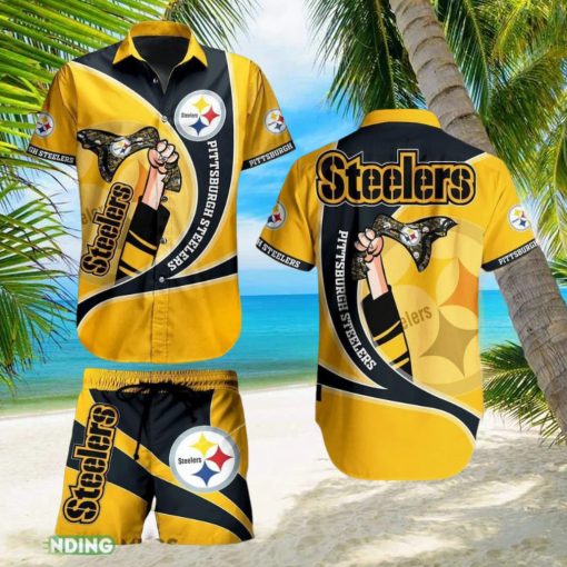 Pittsburgh Steelers NFL New Trending Hawaiian Shirt And Short For Men Women Gift Summer Beach Team Holiday