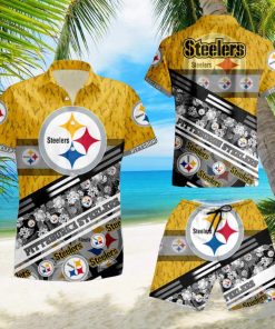 Pittsburgh Steelers NFL Summer Hawaiian Shirt And Short