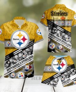 Pittsburgh Steelers NFL Summer Hawaiian Shirt And Short