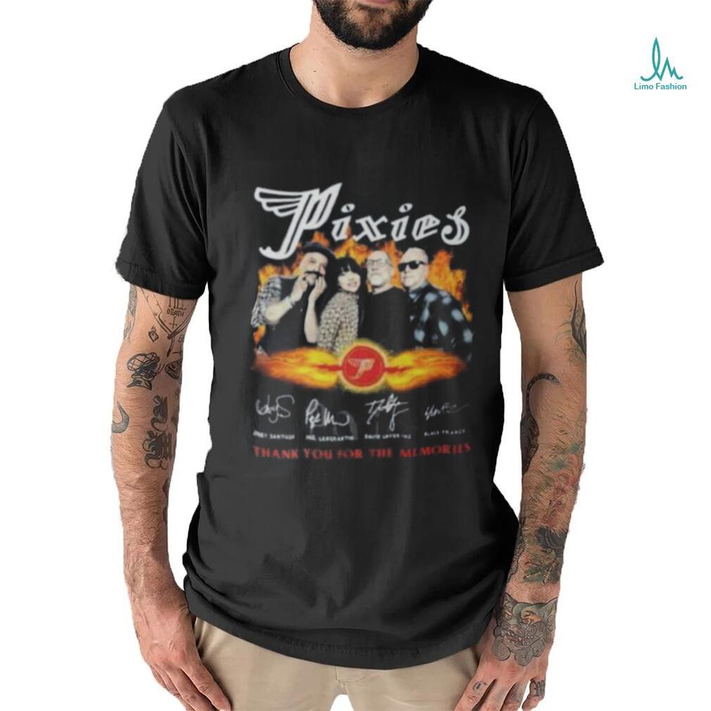 Pixies Thank You For The Memories Signatures Shirt Pixies Thank You For The Memories Signatures Shirt