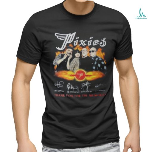 Pixies Thank You For The Memories Signatures Shirt