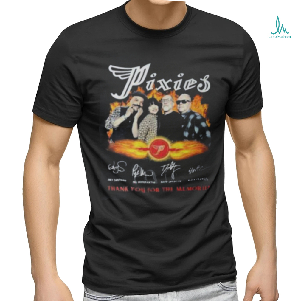 Pixies Thank You For The Memories Signatures Shirt Pixies Thank You For The Memories Signatures Shirt