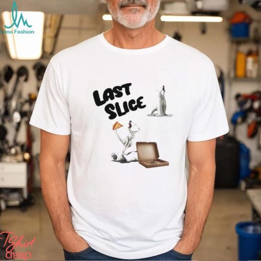 Polar Bear eat pizza last slice shirt