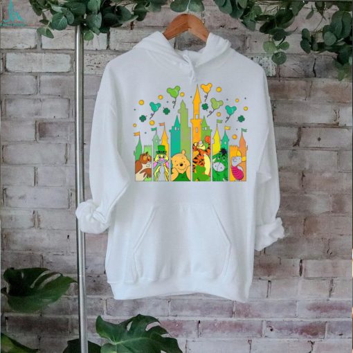 Pooh Bear St Patricks Day Lucky Magical Castle shirt