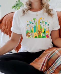 Pooh Bear St Patricks Day Lucky Magical Castle shirt