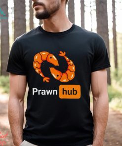 Prawn Hub Logo Parody Wordplay shirt