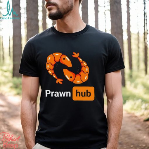 Prawn Hub Logo Parody Wordplay shirt