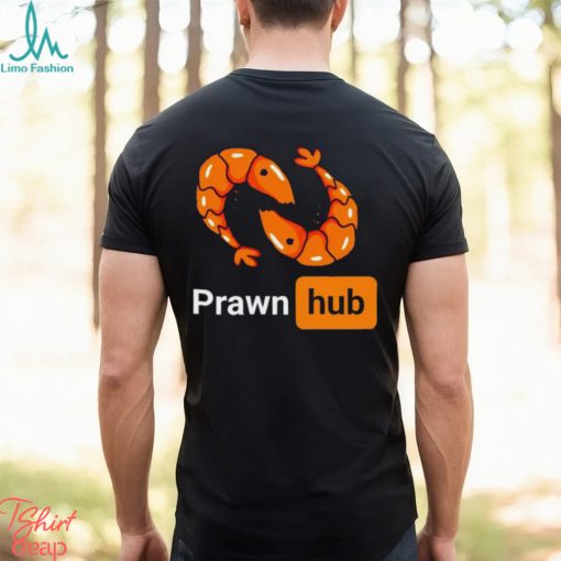 Prawn Hub Logo Parody Wordplay shirt