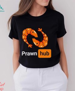 Prawn Hub Logo Parody Wordplay shirt