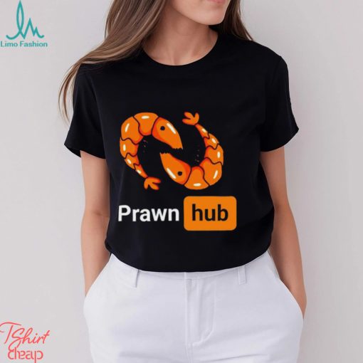 Prawn Hub Logo Parody Wordplay shirt