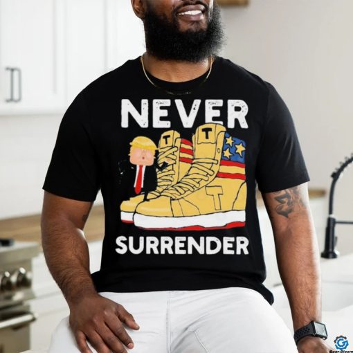 President Trump Sneakers Never Surrender Shirt