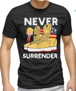 President Trump Sneakers Never Surrender Shirt