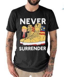 President Trump Sneakers Never Surrender Shirt