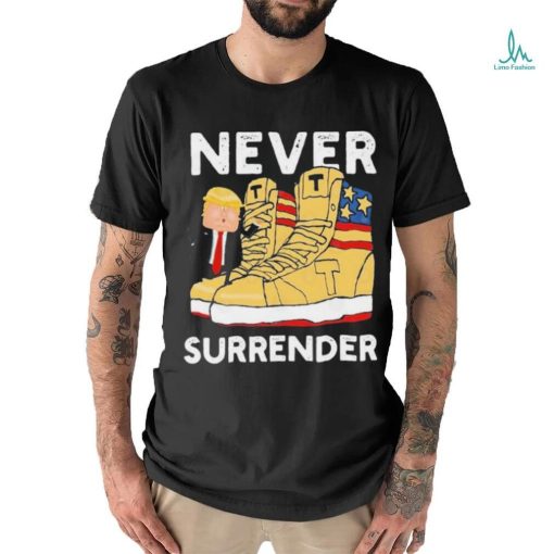 President Trump Sneakers Never Surrender Shirt