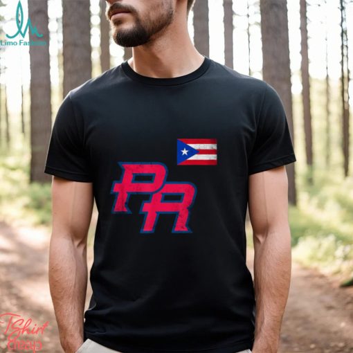 Puerto Rico 2023 Baseball Flag Pride red Boricua Puerto Rico T Shirt