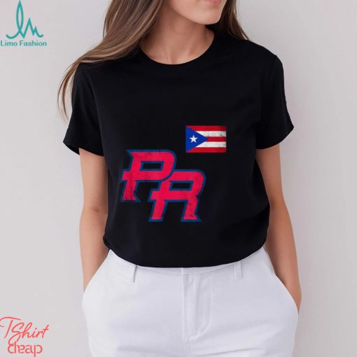 Puerto Rico 2023 Baseball Flag Pride red Boricua Puerto Rico T Shirt