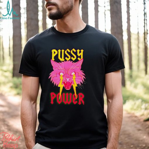 Pussy Power Funny Cat shirt