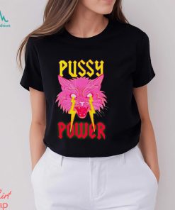 Pussy Power Funny Cat shirt