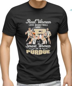Real Women Love Basketball Smart Women Love The Purdue Men’s Basketball Big Ten 2024 Shirt